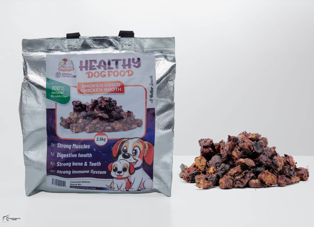 Healthy Dog Food Smoked Dried Chicken Broth